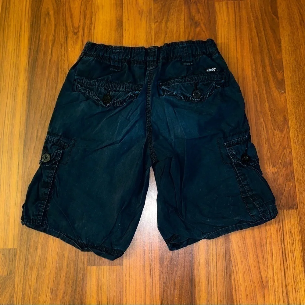 Levi’s Youth Black Cargo Shorts Size 8